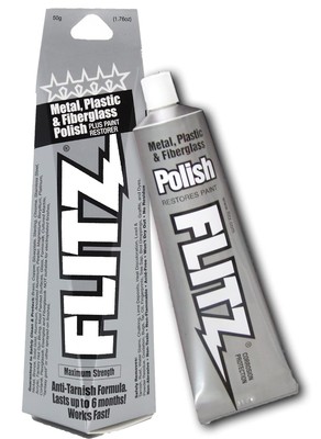Flitz Metal Polish and Cleaner Paste, Also Works on Plastic, Fiberglass, Aluminu