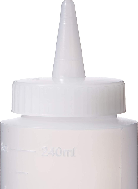 Squeeze Bottles Clear Set of 3, 8-Oz (8 OZ.)