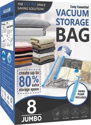 Vacuum Sealer Storage Bags Clothes Travel Compression Reusable 20 Variety Pack
