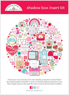 DOODLEBUG DESIGN Lots Love DOODLEBUG Shadow Box