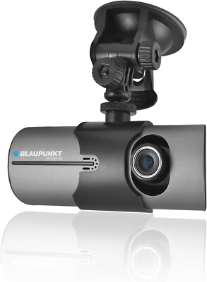 Blaupunkt Dual Camera DashCam w/ GPS, 2.7'' LCD Screen, Wide Angle View, Continuo