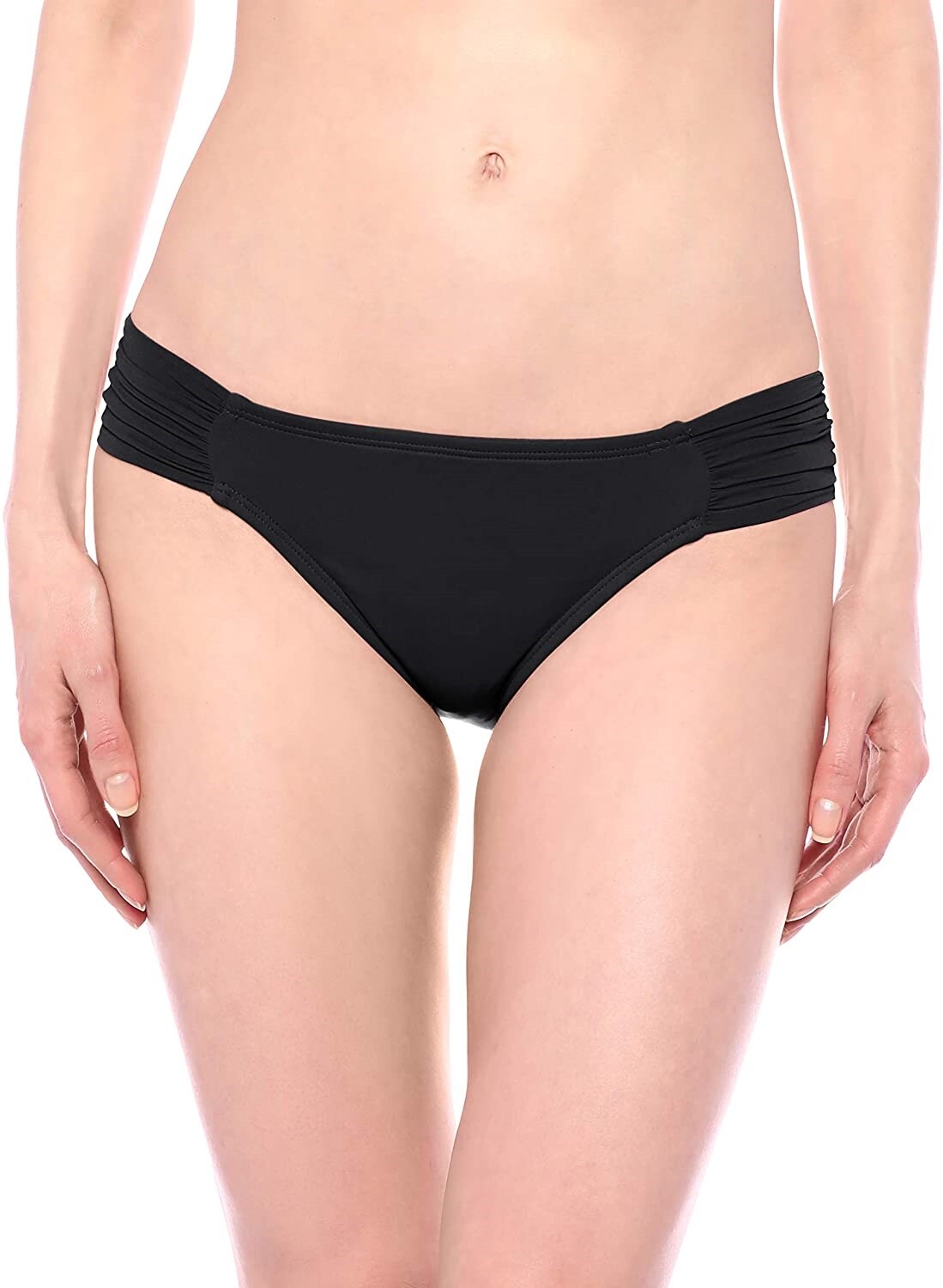 La Blanca 259503 Women's Side Shirred Hipster Bikini Bottom Swimwear Size 16
