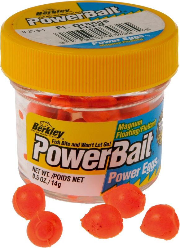 Berkley Powerbait Power Eggs Fluorescent Orange Soft Plastic F...