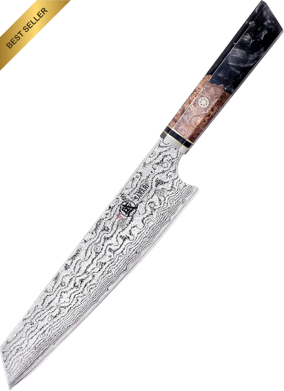 22cm Japanese Chef Knife AUS-10 Damascus Kiritsuke Kitchen