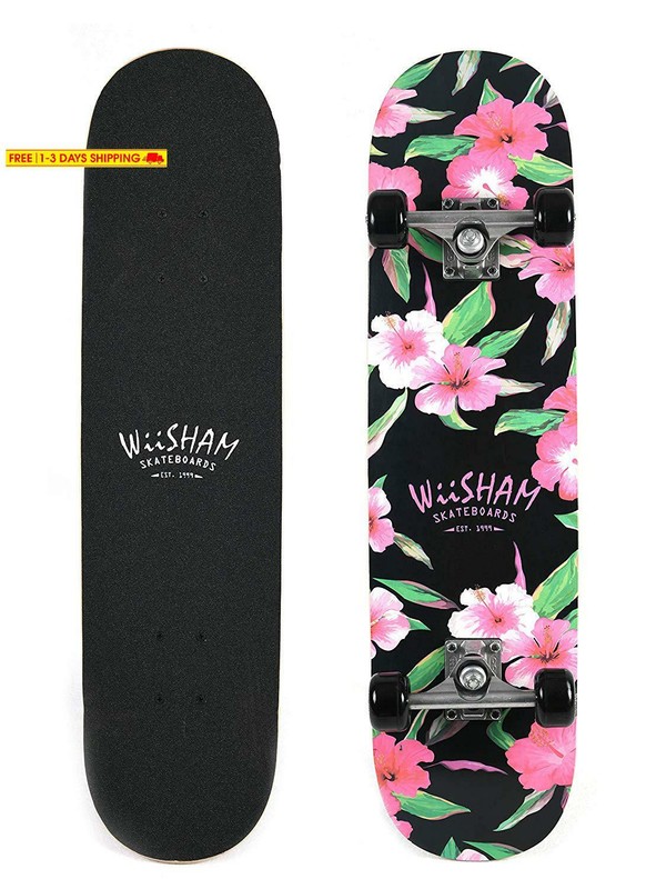 Pro 31 Inches Complete Skateboards For Teens, Beginners, Gir