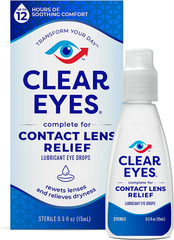 Eye Drop Redness Clear Eyes Contact Lens 0.5 Fl Oz Refresh S