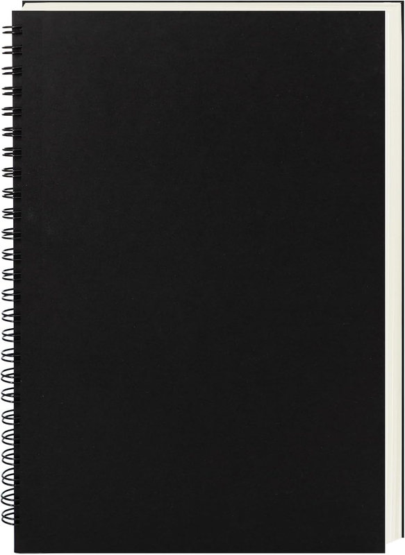 9 Inch X 6 Inch, 100GSM, Blank Spiral Notebook, 1-Pack, Soft Cover, Sketch Book,