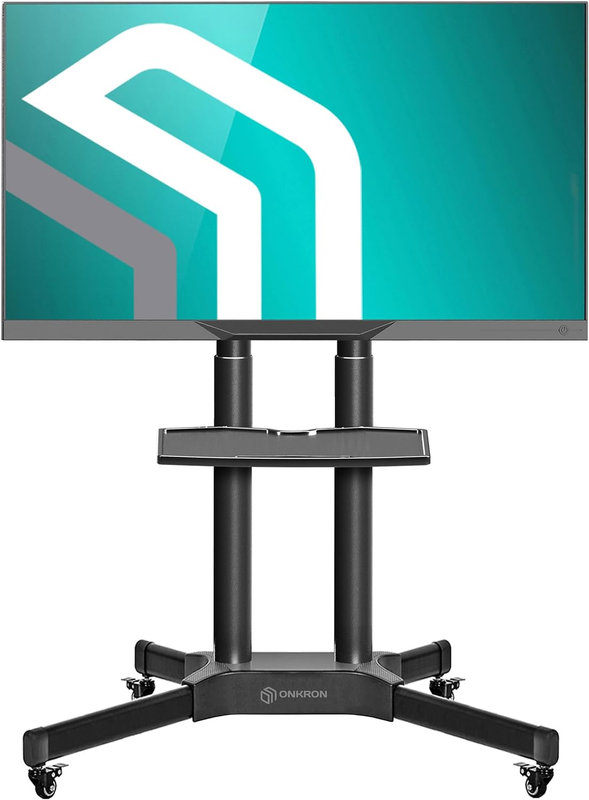 For 32-65 Inch Tvs Up To 110 Lbs, Adjustable Height Tv Stand Wit