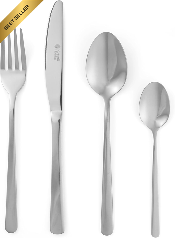 Vienna Cutlery Set 24PC SS Mirror Polished Knife Fork Spoon Teaspoon