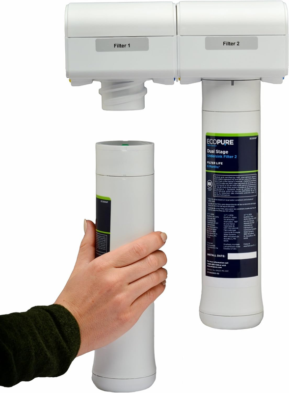 ECODWF Dual Stage Under Sink Filter Set