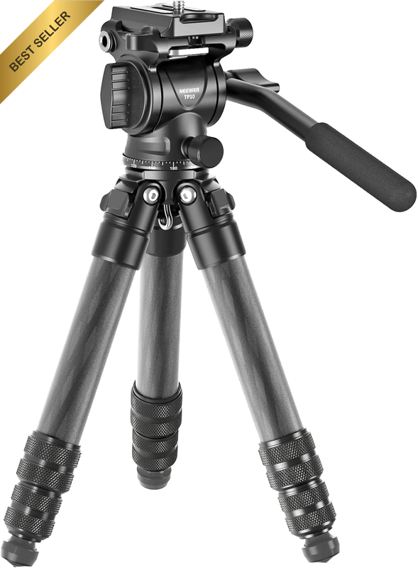 NEEWRE Carbon Fiber Desktop Mini Tripod for Camera, Tabletop Portable Travel Tri