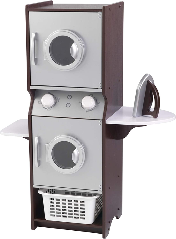Laundry Pretend Wooden Stacking Washer And Dryer Toy With Ir