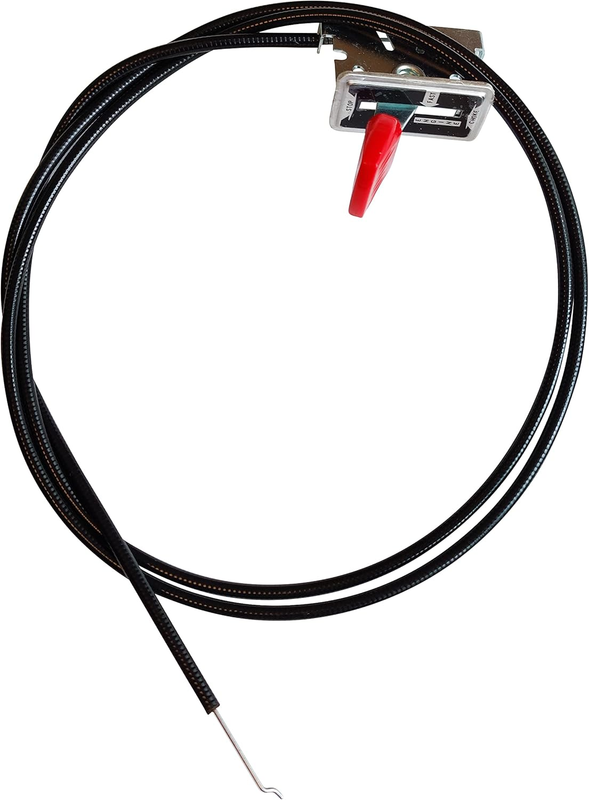 Throttle Cable 72In Universal Lawn Mower Snow Blower Metal Lever Fixing Plate