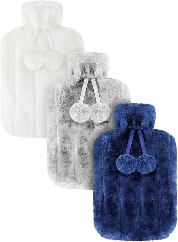 3 Pcs Hot Water Bottle Cover Only Soft Flannelette Hot Water Bottle Cover for Ho