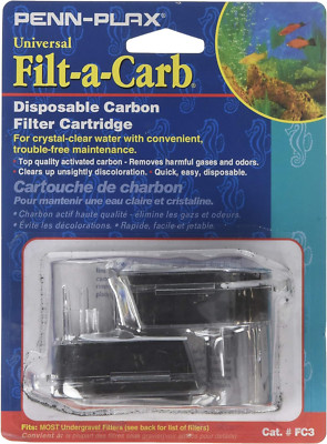 Filt-A-Carb Replacement Media Cartridges (2 Pack)   Universal Fit for Most Under