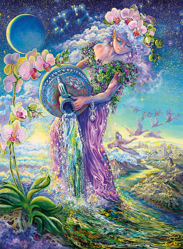 Buffalo Games - Josephine Wall - Aquarius Glitter Edition ...