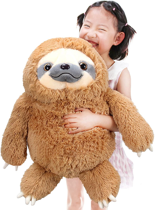 Large Sloth Stuffed Animal,Kids Fluffy Teddy Bear Birthday Gift, Plush 20 Inches