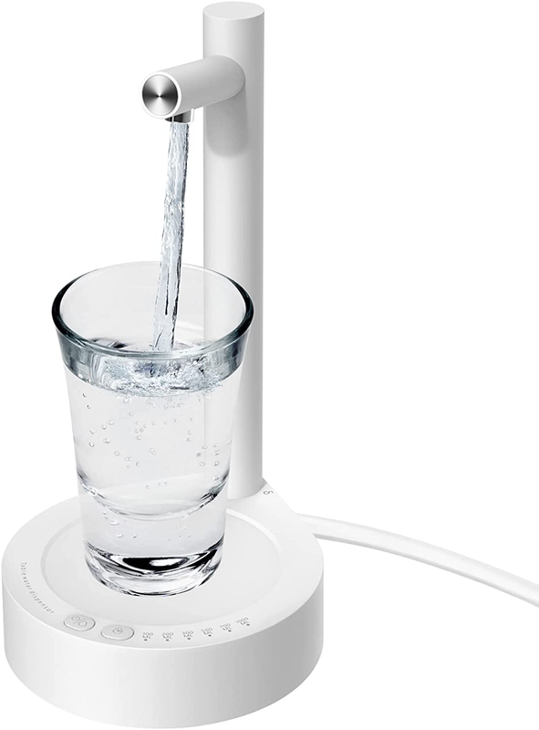 Desktop Water Bottle Dispenser, Keweis Portable Electric Pump for 5 Gallon & Uni