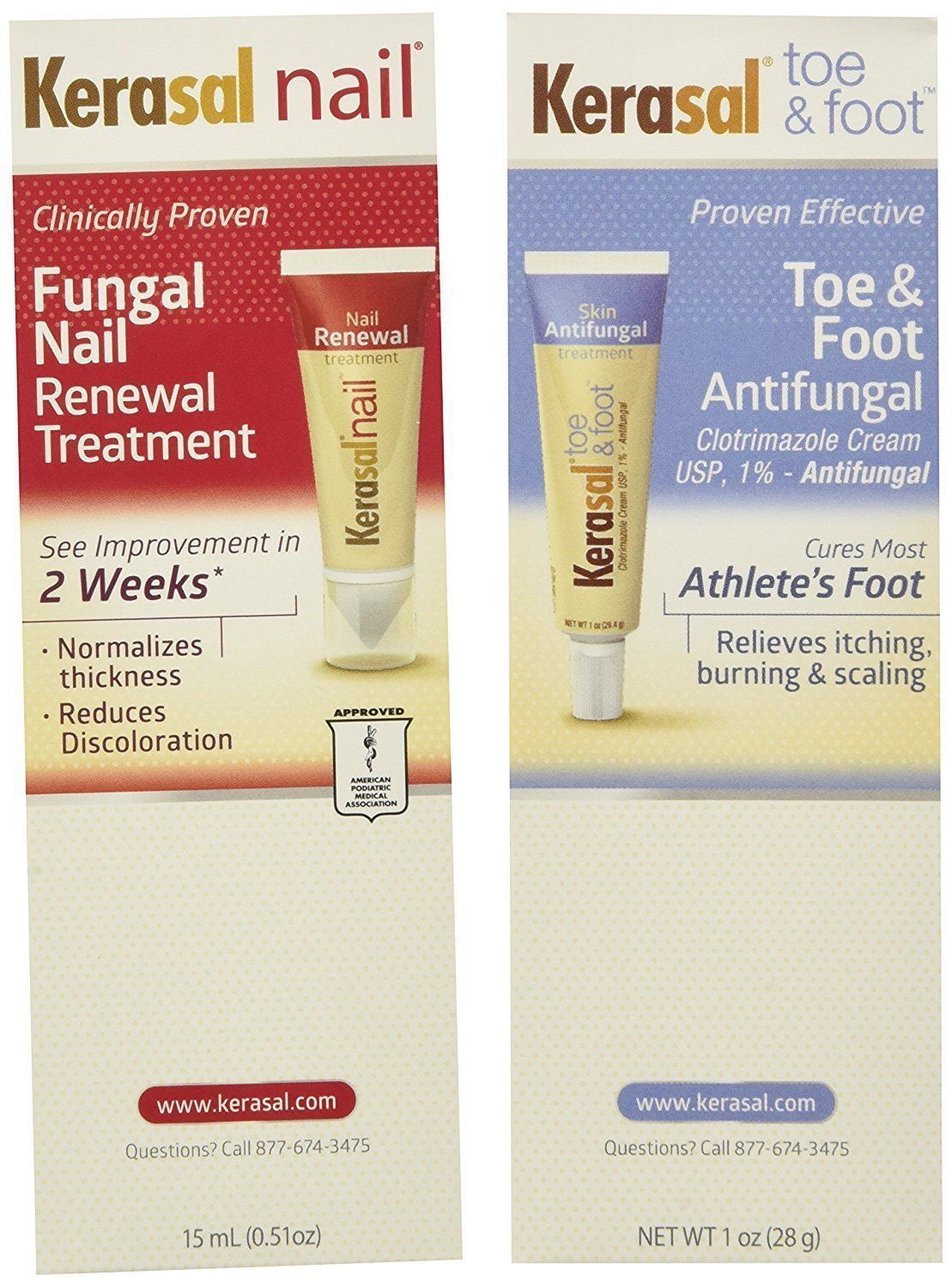 Kerasal Complete Care 2 In 1 Nail Toe Foot Anti Fungal Treatment