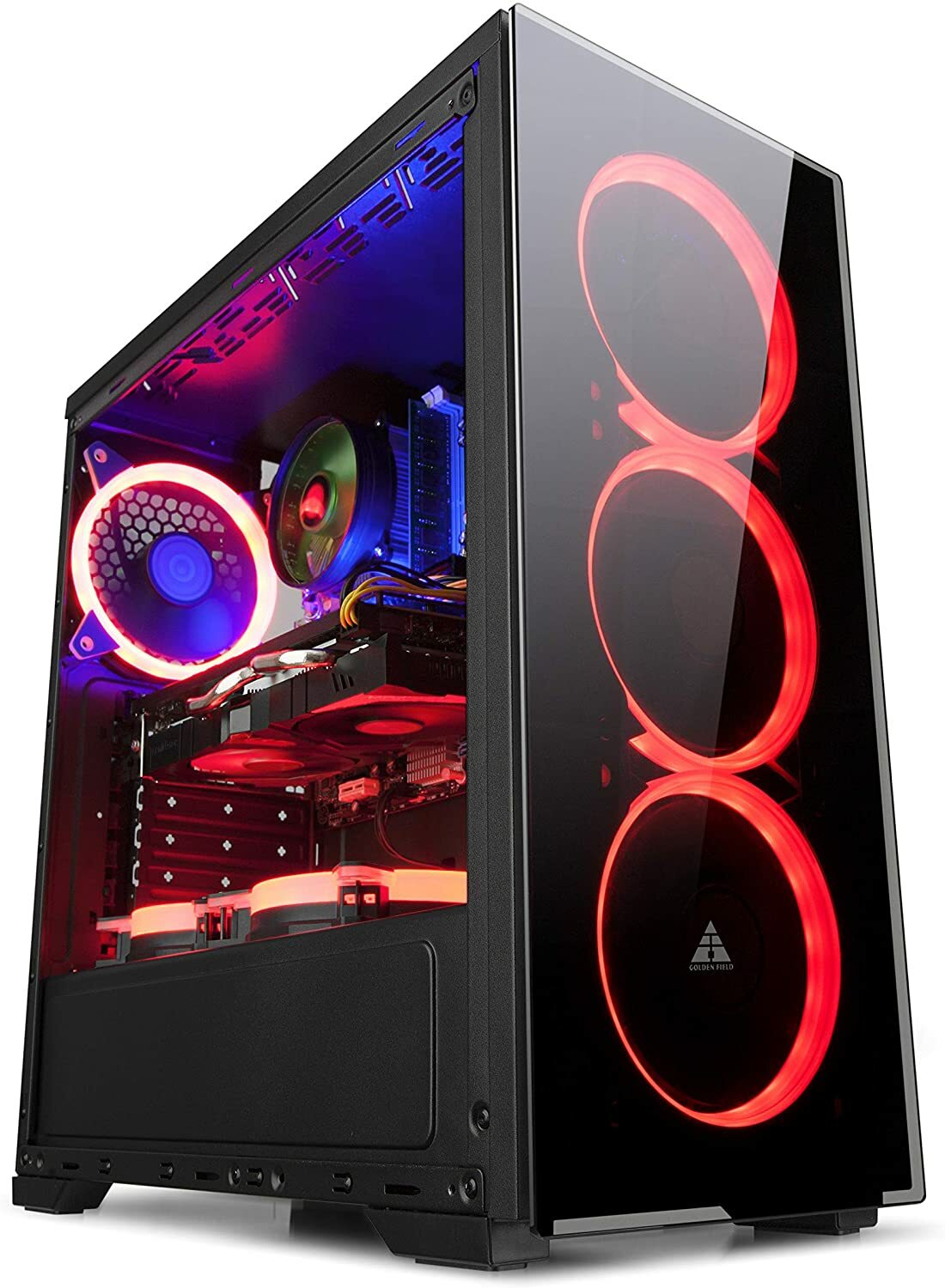 Корпус – корпус Golden field n17b ATX + вентилятор ARGB 4x12 см