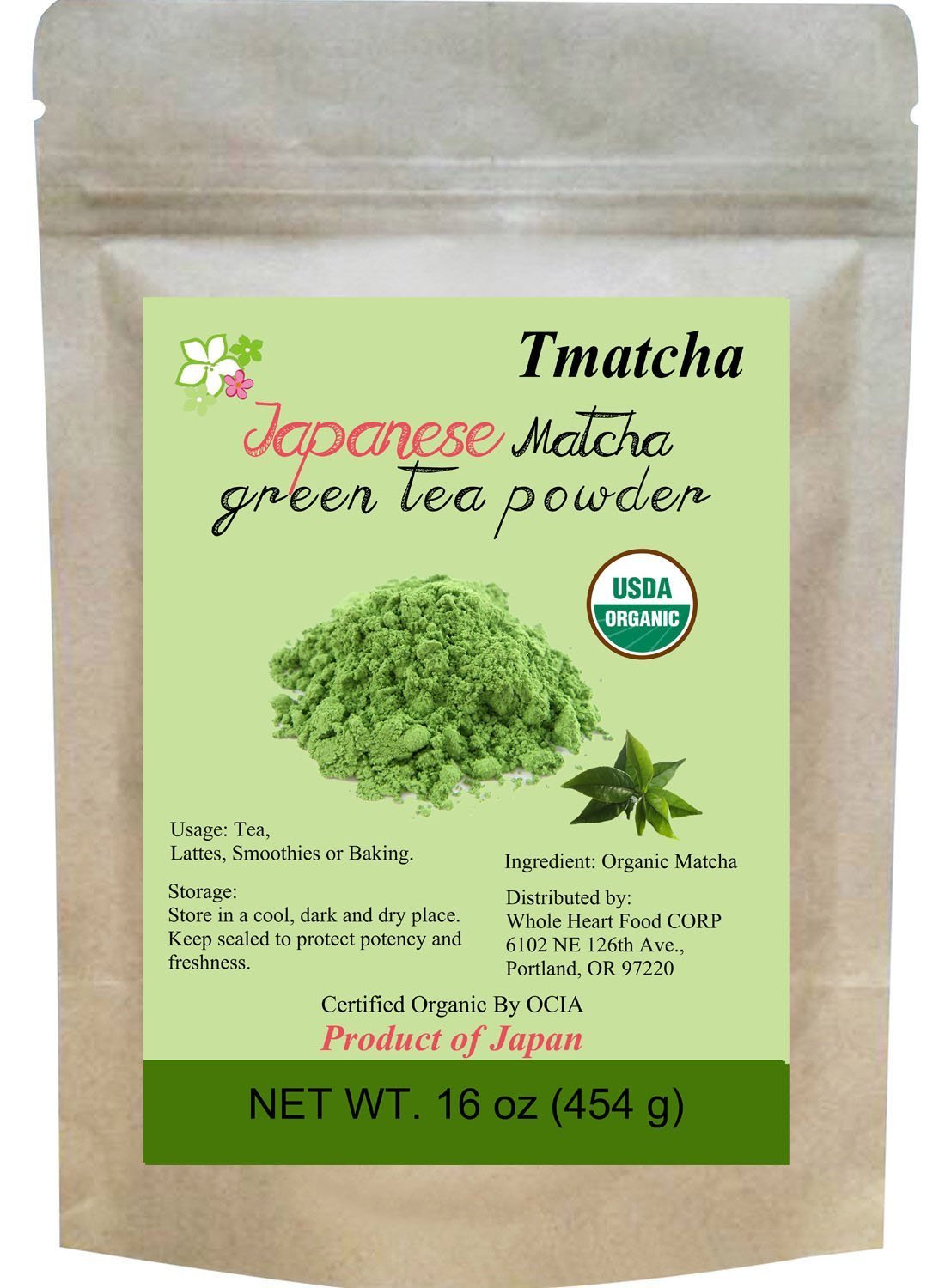 Tmatcha Japanese Matcha Green Tea Powder  16 oz 5