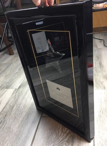 NBC May Sweeps #1 Swarovski Crystal Employee Award 1997 - 1998 Season Rare