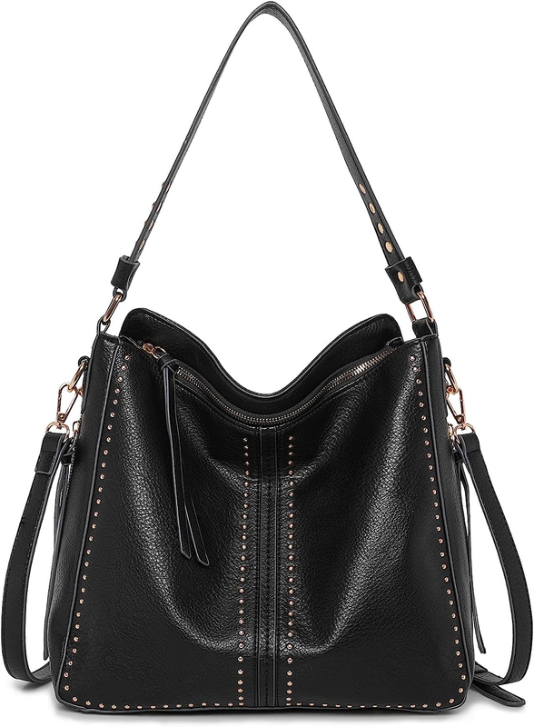 And Handbags With Studs And Crossbody Strap