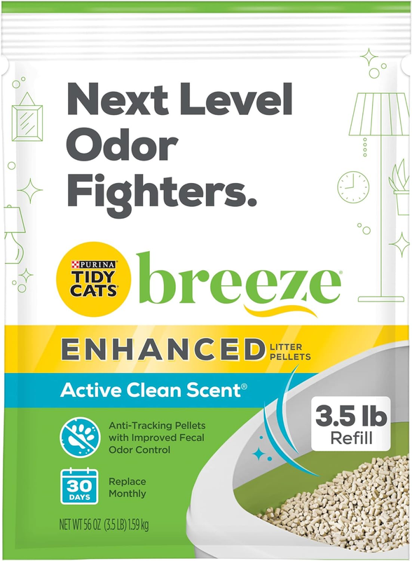Scented Litter Pellets, Breeze Enhanced Refill Litter Pellet