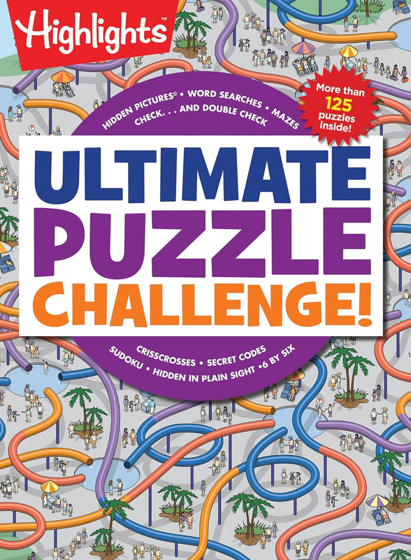 Ultimate Puzzle Challenge!: 125+ Brain Games for Kids, Mazes, Brain Teasers, Wor