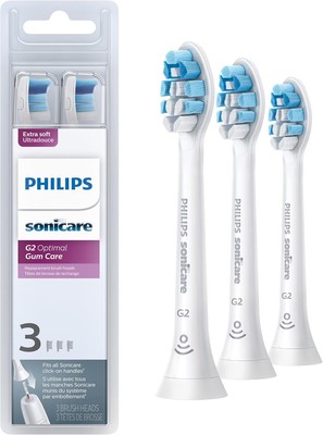 Philips Sonicare G2 Optimal Gum Care 3 Replacement Brush Heads New In Box