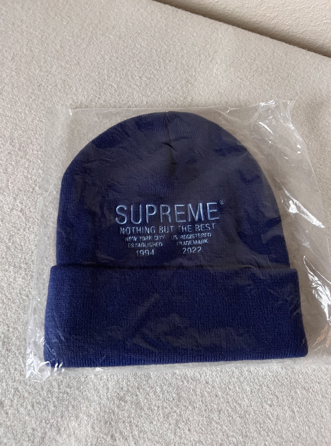 supreme シュプリーム Nothing But Beanie　ネイビー Supreme Nothing But The Best Beanie - Navy - NEW | eBay