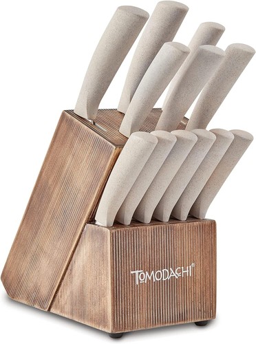 Hampton Forge Tomodachi Harvest 13-Piece Block Set, White