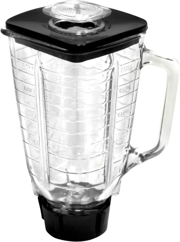 Brentwood P-Ost722 Replacement Glass Jar Set, Oster Blender Compatible, 0.33...