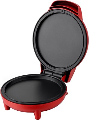 Courant Compact Griddle and Mini Oven 7-Inch Personal Pizza Maker (Red)