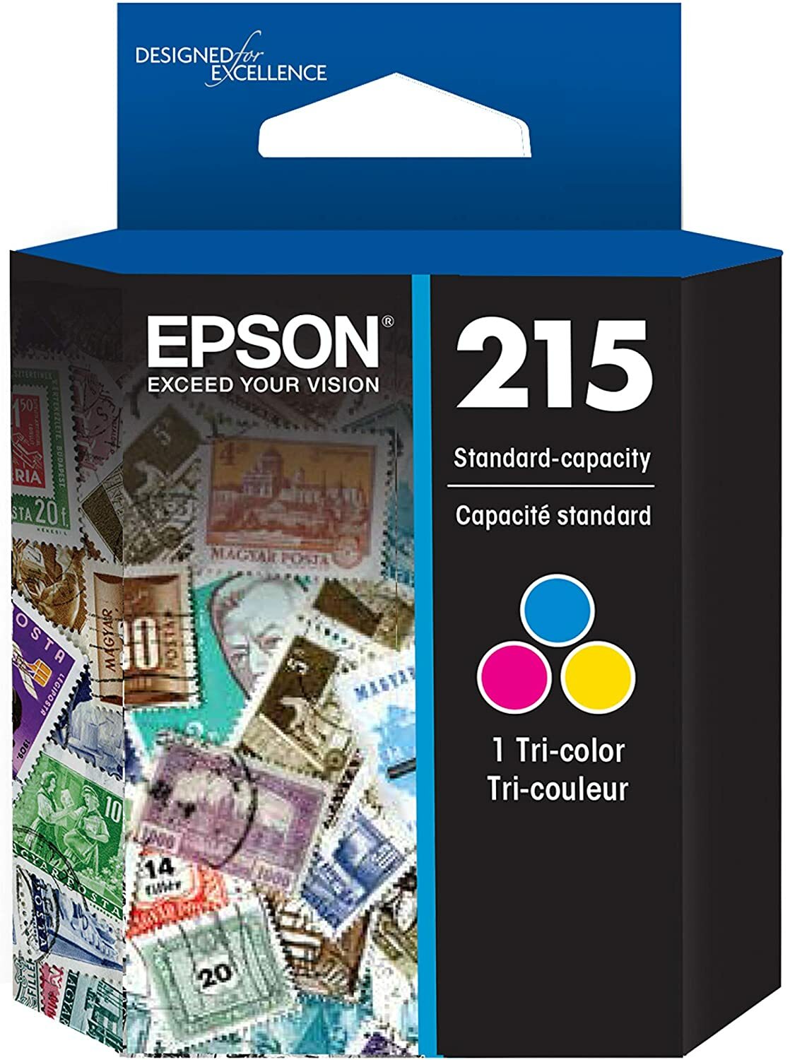 Epson 215 DURABrite Cartouche d'encre Ultra Standard Capacité Tricolore T215520