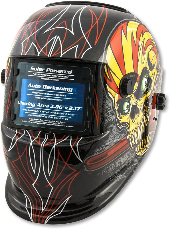 Shop Iron 41283 Solar Powered Auto Darkening Welding Helmet