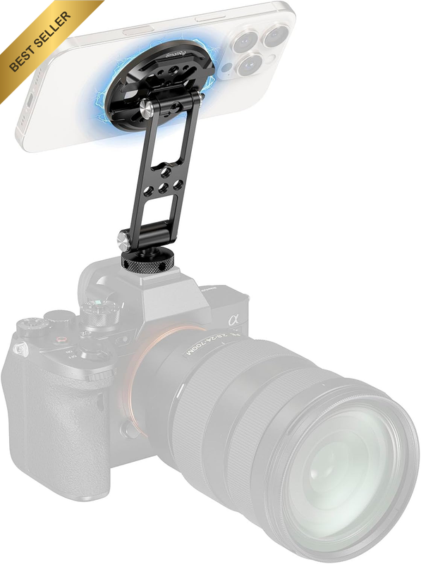 Metal Phone Tripod Holder Rotatable Cold Shoe Mount Adapter 5156
