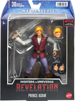 Prince Adam Masters Of The Universe Revelation Netflix Masterverse Figur Mattel