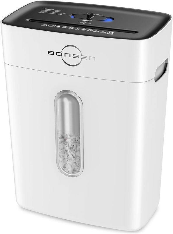 For Home Office, 10-sheet Cross Cut Paper Shredder For Home Use,