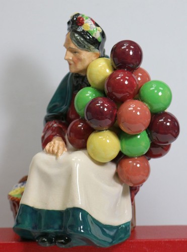 Vintage Royal Doulton "The Old Balloon Seller" HN 1315 England 8" pre-WWII era