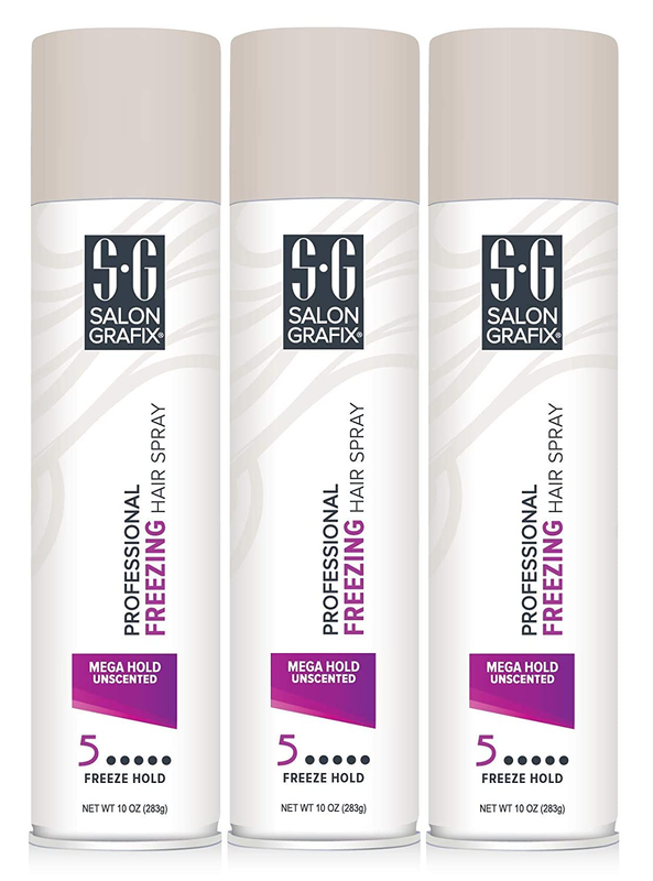 Professional Freezing Hair Spray, Unscented, Mega Hold Styli
