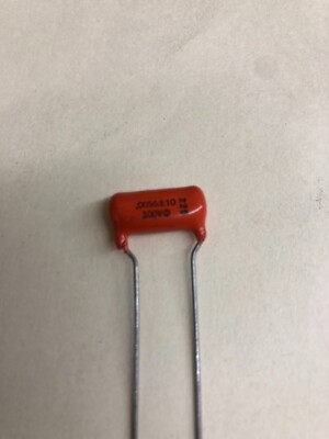 .0056 uF 100Vdc polyester film capacitor CDE 225P  Lots of  5