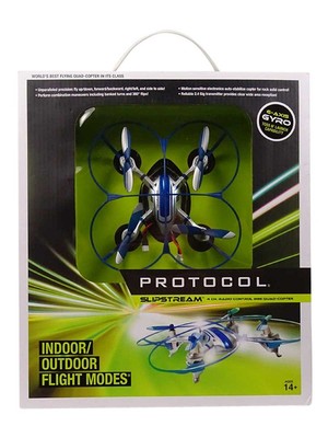 Protocol Slipstream 4 Channel Mini Remote Control Helicopter Blue OS