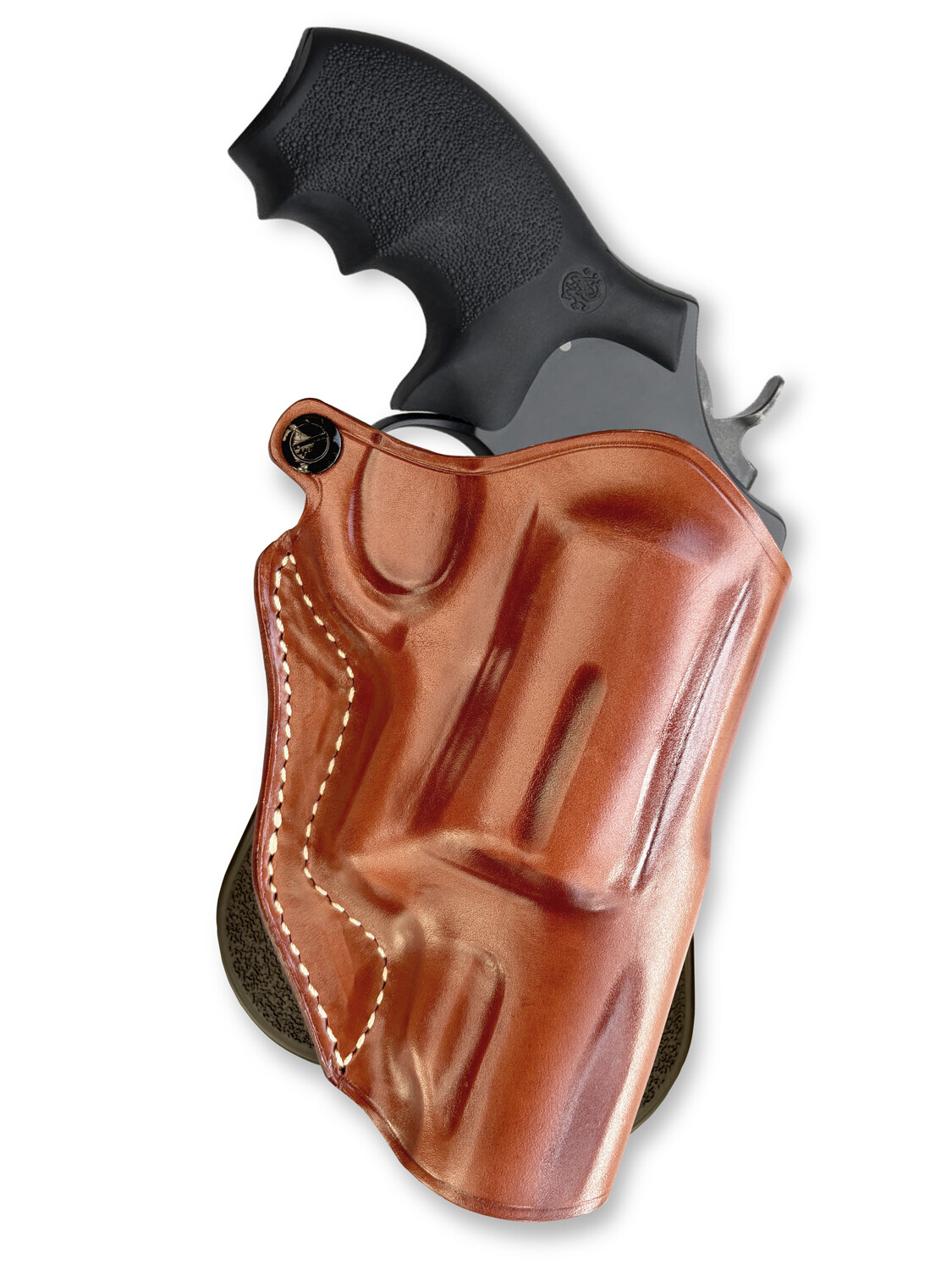 Leather Paddle Holster Open Top Fits, S&W Governor .410/45LC