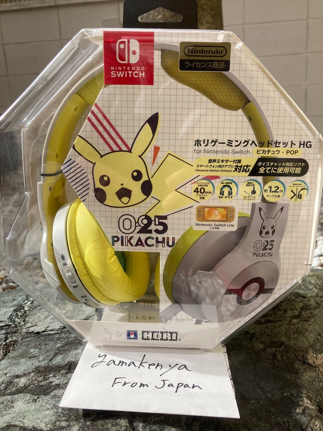 HORI Gaming Headset PIKACHU 025 HG for Nintendo Switch and