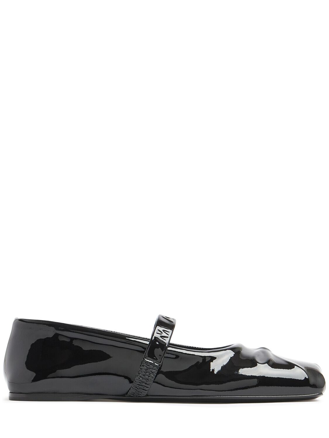 【送料&関税込】Marni Mary Jane Ballet Flats In Black Polyur Marni Mary Jane Shoes | Shopbop