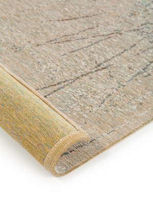 benuta Flachgewebeteppich Frencie BeigeBlau 200 x 285 cm Teppich Wohnzimmer