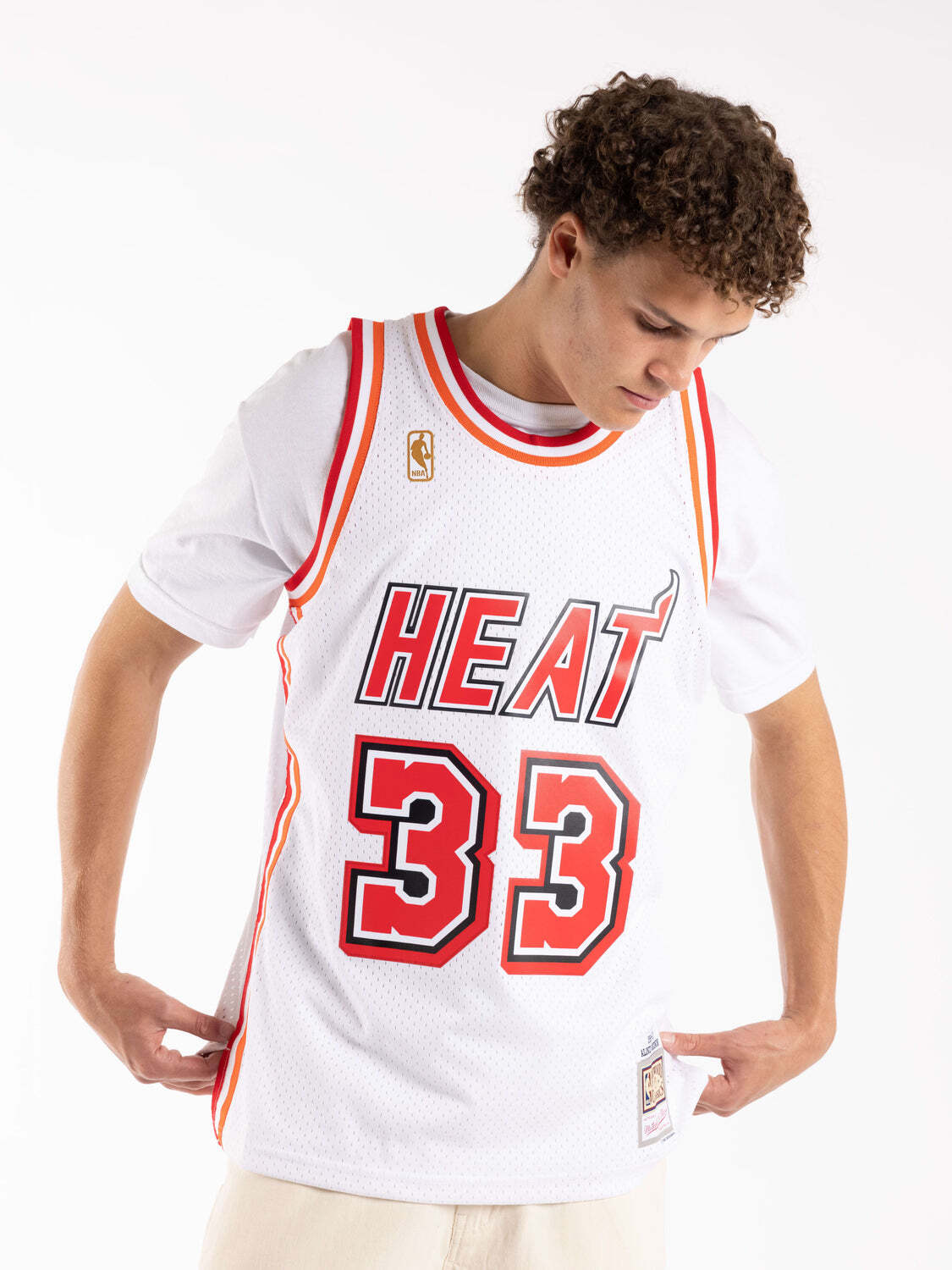 Mitchell & Ness Miami Heat 1996-97 Alonzo Mourning GOLD NBA