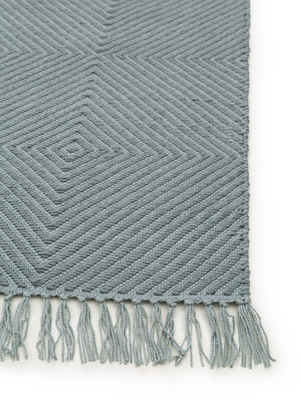 benuta In- Outdoor-Teppich Rae Hellblau 160x230 cm Florhöhe bis 5 mm SW