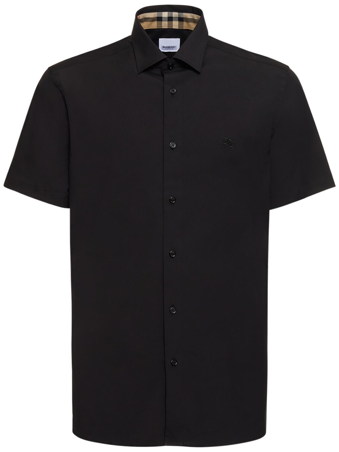 Tシャツ・カットソー Burberry SS25 'Sherfield' shirt (8071800 NAVY) Sherfield stretch cotton shirt – Daniello.com